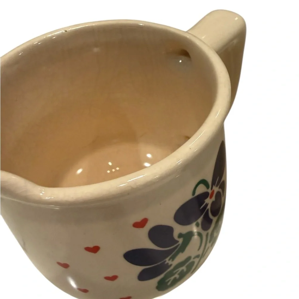 New Avenues “Violets are Blue”  Ceramic Creamer and Sugar Set Cottage Core 80’s